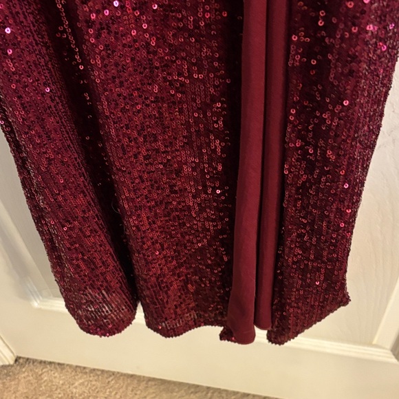 Speechless Deep Red Sequin Dress - Picture 6 of 11